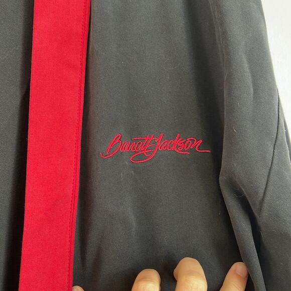 NWT Bobby Chan Barrett Jackson Car show silk blend tie bath smoking robe sz OS - Picture 4 of 6